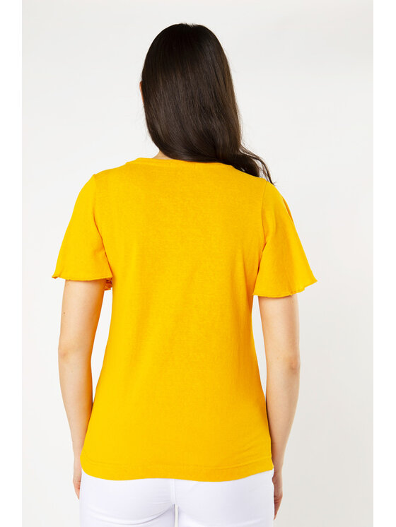 QUIOSQUE QUIOSQUE Halenka 22-TD-BS12 Oranžová Regular Fit