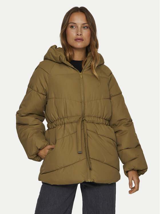 Vila Vila Télikabát Bumble 14098374 Barna Loose Fit