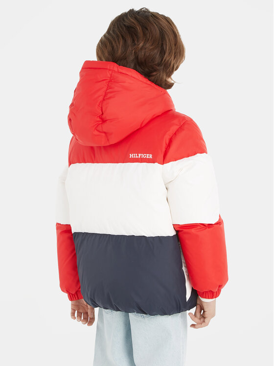 Doudoune color block tommy hilfiger outlet