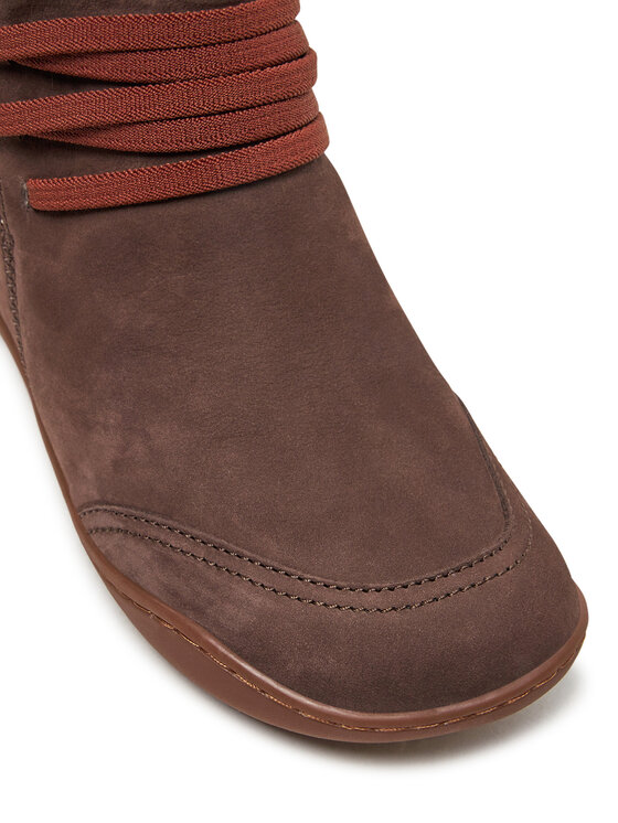 Camper Camper Polokozačky Peu K400505-016 Hnědá