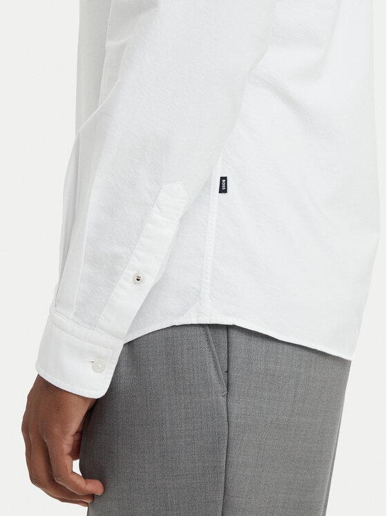 BOSS BOSS Srajca H-Liam 50566988 Bela Regular Fit