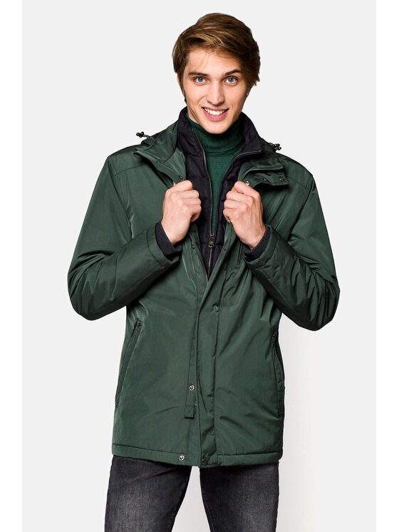 Lancerto Lancerto Parka Cedar Zielony Regular Fit