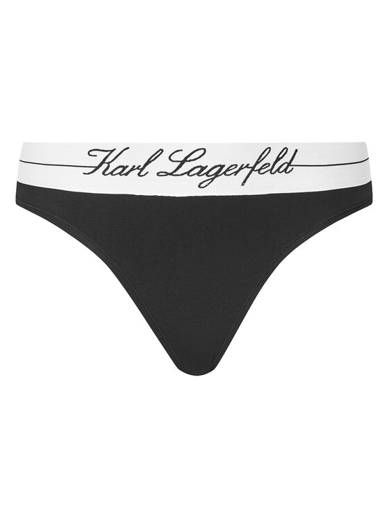 KARL LAGERFELD KARL LAGERFELD Klasické nohavičky A1W47094 Čierna