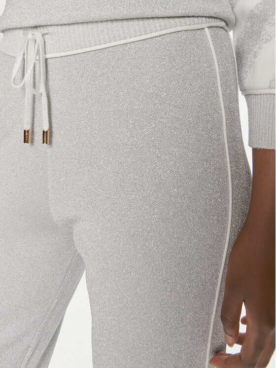 Liu Jo Sport Liu Jo Sport Pantaloni da tuta TF4104 MS49I Argento Regular Fit