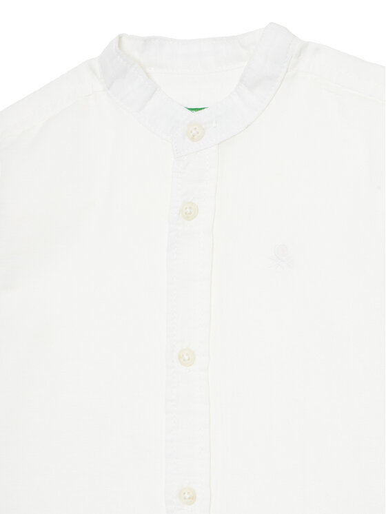 United Colors Of Benetton United Colors Of Benetton Srajca 5IPVGQ01L Bela Regular Fit