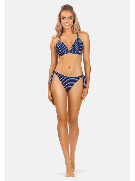 Miss Lou Miss Lou Bikini ML019 Blu scuro