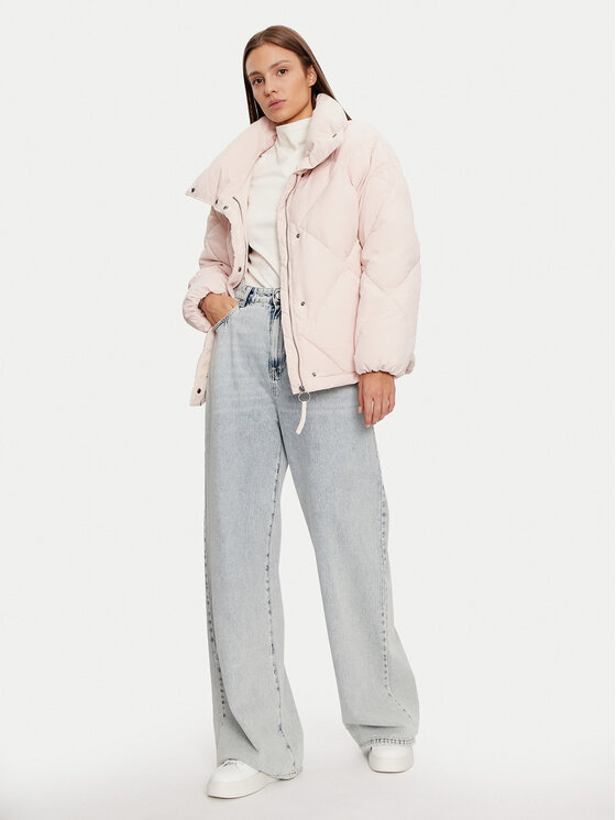 United Colors Of Benetton United Colors Of Benetton Daunenjacke 2FEADN06A Rosa Regular Fit