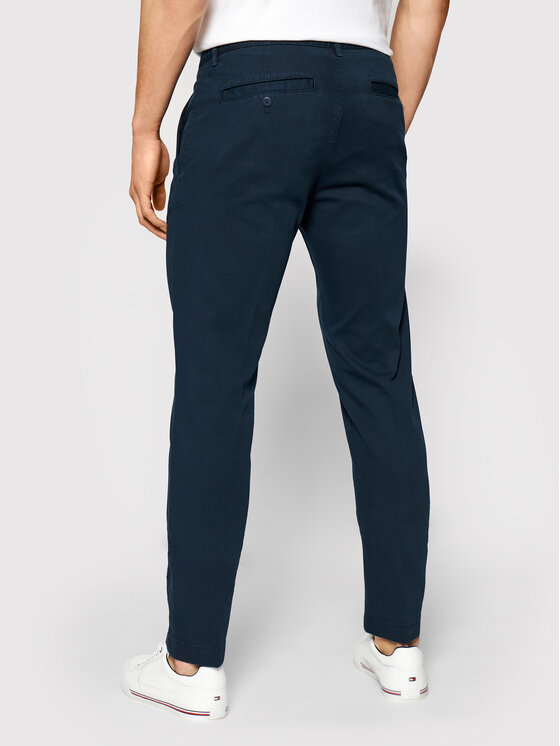 Marc O'Polo Marc O'Polo Pantaloni chino B21 0108 10064 Bleumarin Tapered Fit