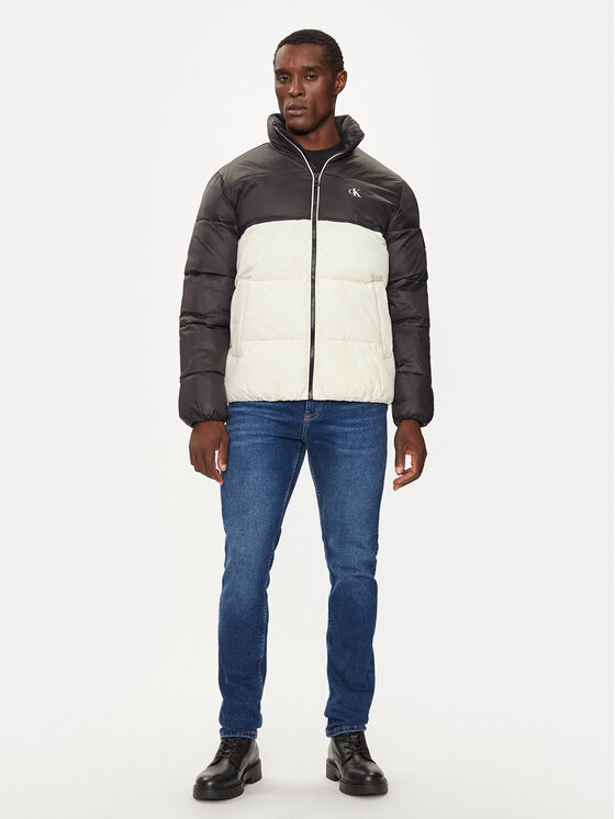Calvin Klein Jeans Calvin Klein Jeans Зимно яке J30J325584 Екрю Regular Fit