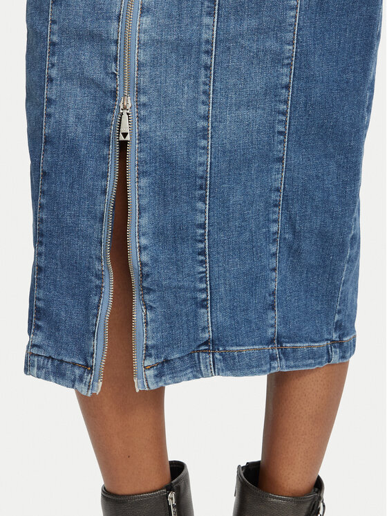 Guess Guess Vestito di jeans W6BK33 D2104 Blu Slim Fit