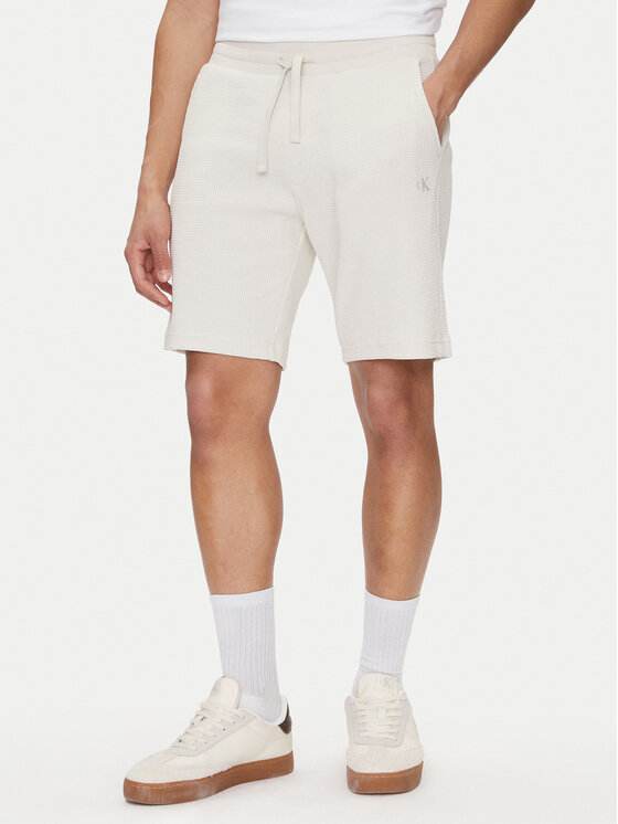 Calvin Klein Jeans Calvin Klein Jeans Pantaloni scurți sport J30J327247 Bej Regular Fit