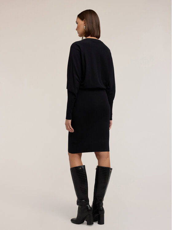 Motivi Motivi Vestito da giorno 7625W001537N033 Nero Regular Fit