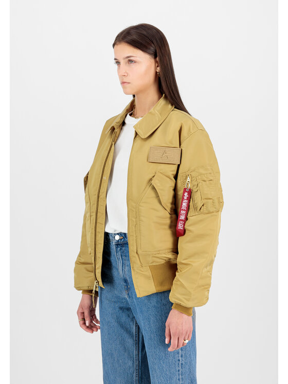 Alpha Industries Alpha Industries Kurtka bomber CWU-45 Heritage Bomber Jacket Złoty Core Fit
