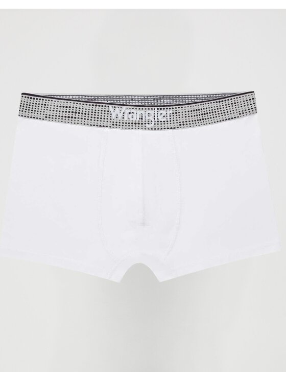 Wrangler Wrangler Bokserki Canva 3 Pack Cotton Elastane Trunks Kolorowy