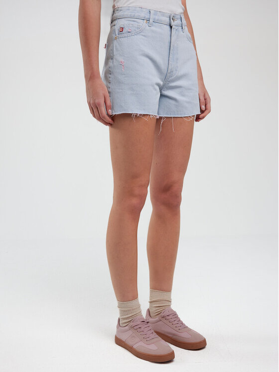BIG STAR BIG STAR Szorty AUTHENTIC_GIRL_142_110 Niebieski Classic Fit