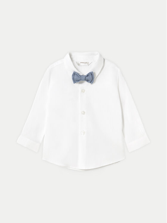 Mayoral Košeľa 1102 Biela Regular Fit