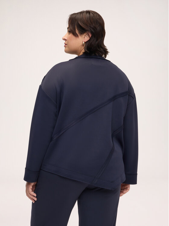 Fiorella Rubino Fiorella Rubino Felpa G805E000362N034 Blu Over Fit
