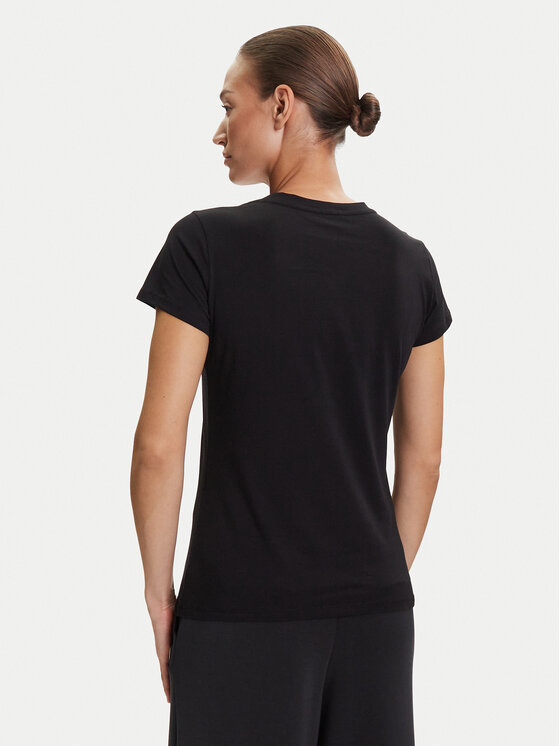 Liu Jo Sport Liu Jo Sport T-krekls TF5287 JS923 Melns Regular Fit