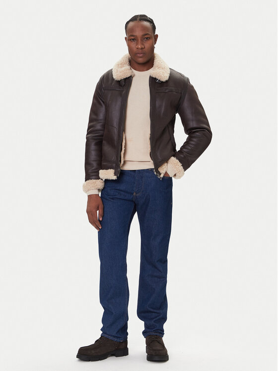 Guess Guess Дублянка M5BL28 W2310 Коричневий Regular Fit