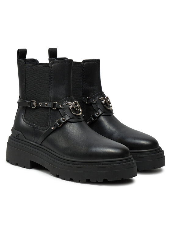 PINKO PINKO Gležnjarji Chelsea Mia 10 SD0143 P044 Črna