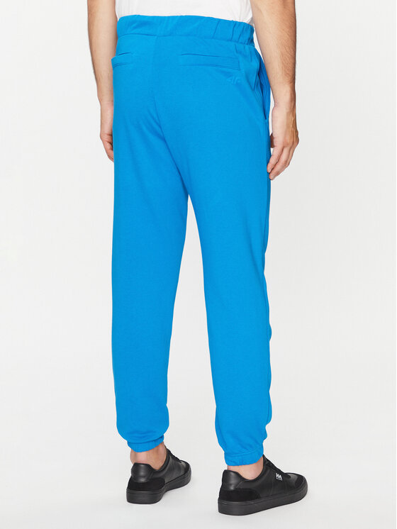 4F 4F Pantaloni da tuta 4FAW23TTROM453 Blu Regular Fit