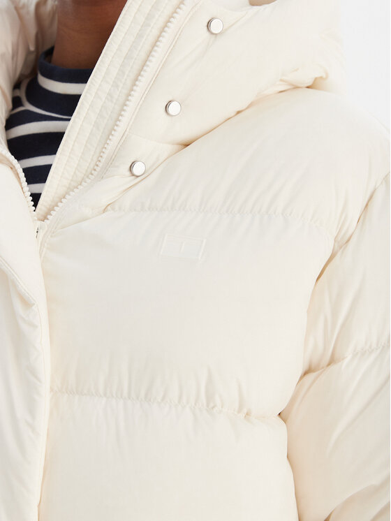Tommy Hilfiger Tommy Hilfiger Puhovka WW0WW45739 Écru Regular Fit