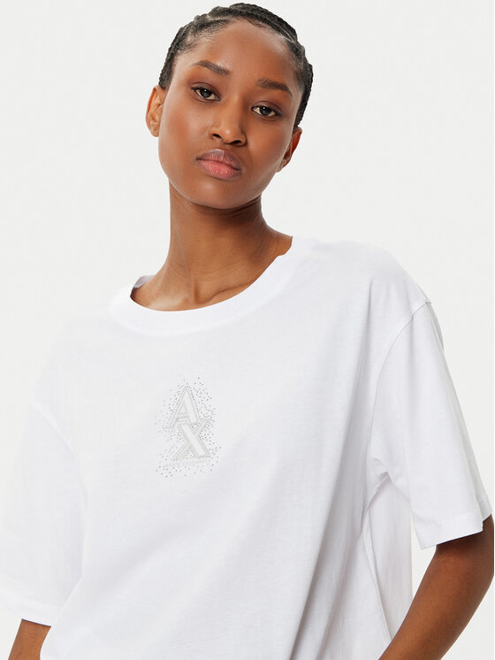 Armani Exchange Armani Exchange T-Shirt XW000102 AF10359 U0002 Bílá Relaxed Fit