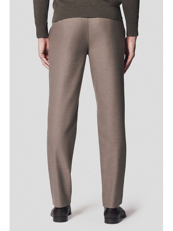 Lancerto Lancerto Spodnie materiałowe Gennaro SP131224000003 Beżowy Slim Fit