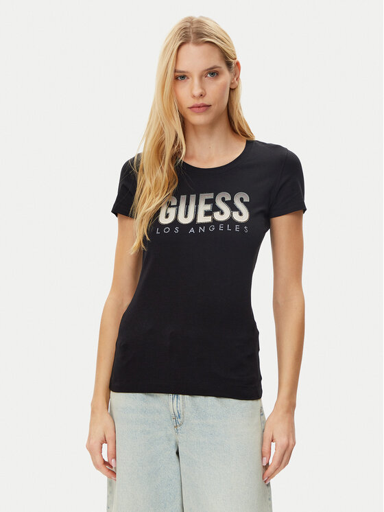 Női Póló Guess, Méret: XL, Fekete, W5GI14 J1314