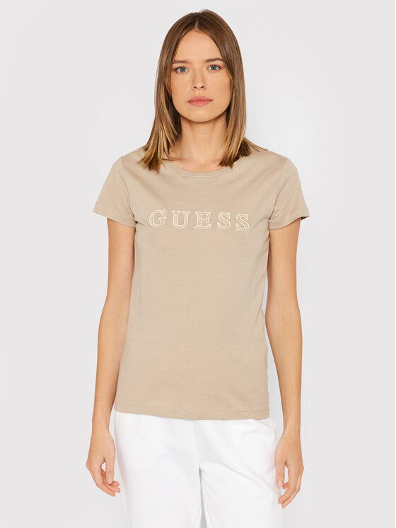 T-shirt Amice O1GA05 K8HM0 Marrone Regular Fit