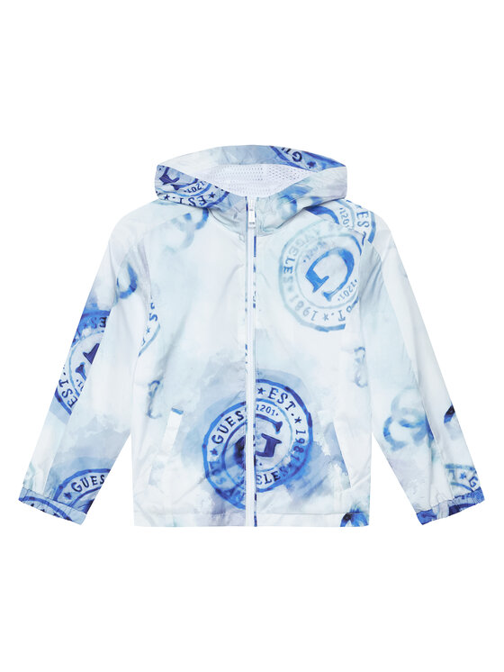 Guess Geacă L6GL00 WCFM2 Albastru Regular Fit