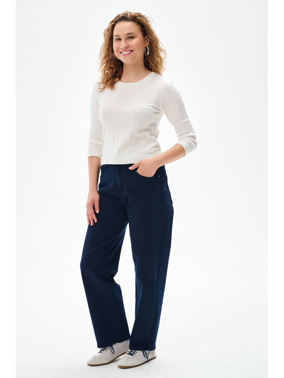 blue shadow blue shadow Bluzka Deca Biały Regular Fit