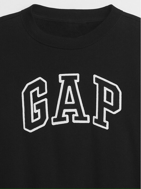 Gap Gap Μπλούζα 554936-10 Μαύρο Regular Fit