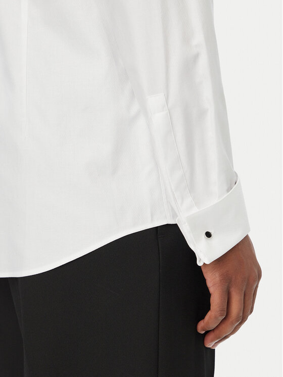 HUGO HUGO Košeľa Kamir 50566484 Biela Slim Fit
