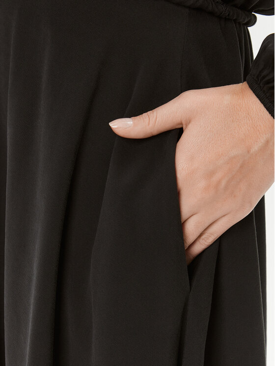 Dixie Dixie Spódnica midi GCGOUANA Czarny Regular Fit