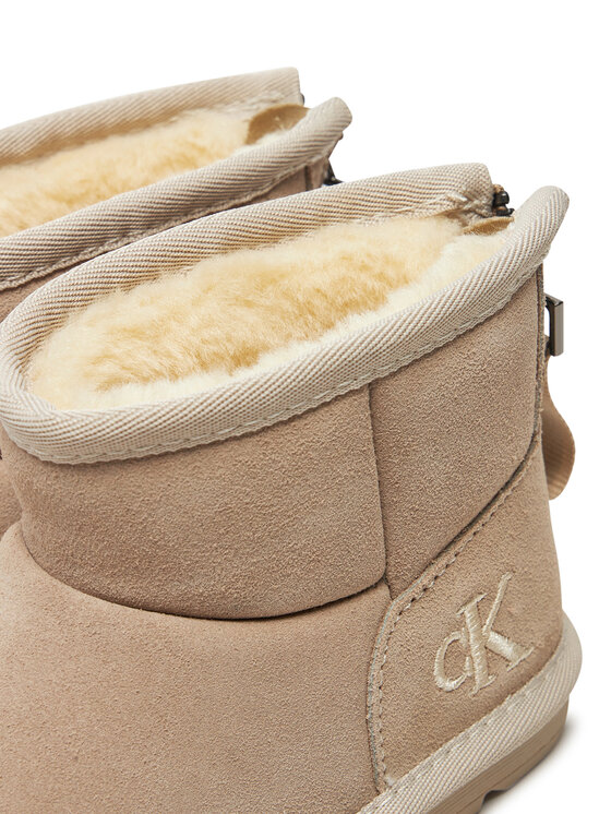 Calvin Klein Jeans Calvin Klein Jeans Μπότες Χιονιού Fur Boot V3A5-81036-0187 M Μπεζ
