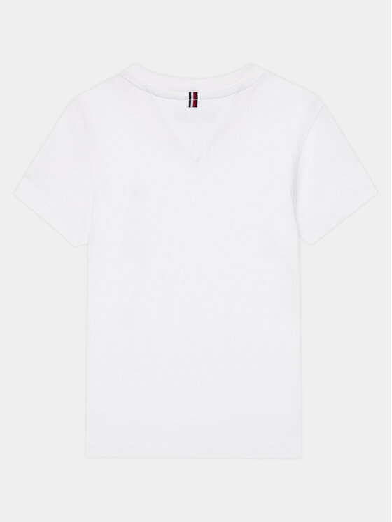 Tommy Hilfiger Tommy Hilfiger T-Shirt KB0KB04142 Biały Regular Fit