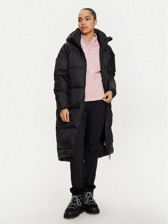 4F 4F Pehelykabát 4FWAW24TDJAF465 Fekete Loose Fit