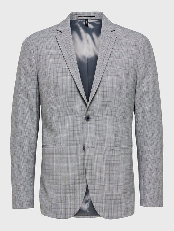 Selected Homme Selected Homme Sakko 16087746 Grau Slim Fit