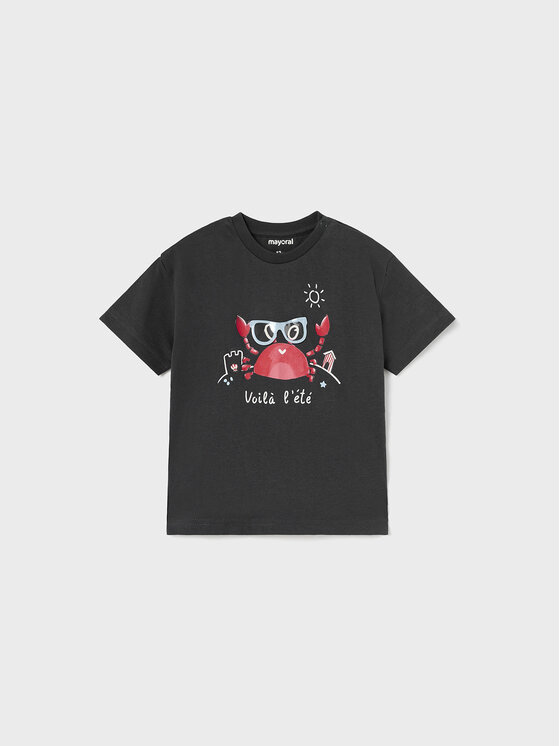 Mayoral T-shirt 1026 Grigio Regular Fit, taglia : 18M