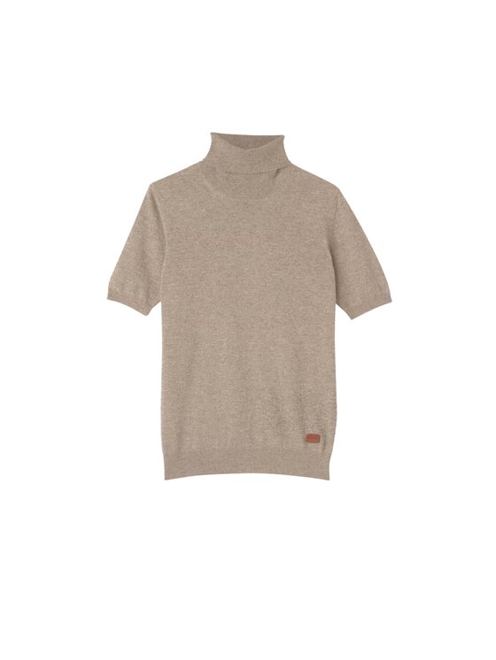 Trussardi Trussardi T-Shirt M0486001298N006 Kremowy Regular Fit