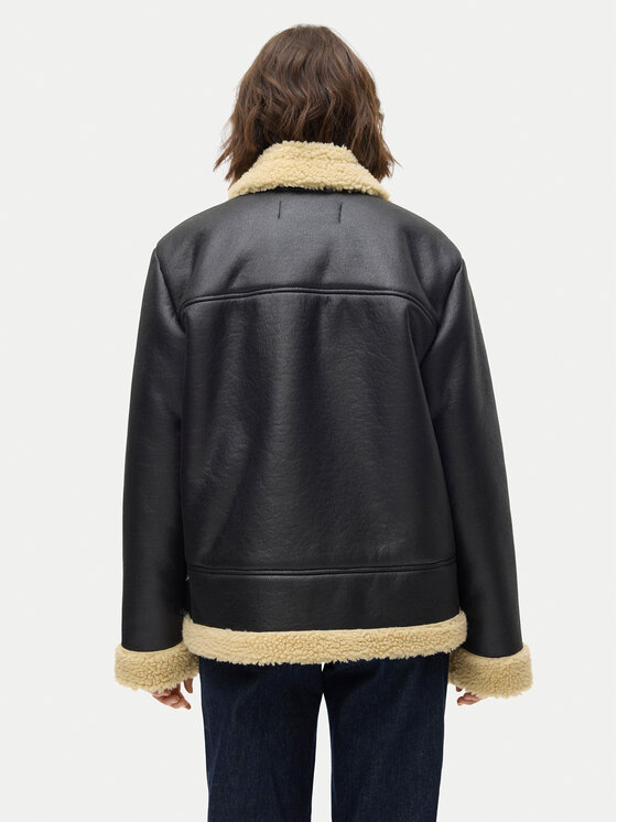Vero Moda Vero Moda Μπουφάν από απομίμηση δέρματος Kay 10310165 Μαύρο Regular Fit