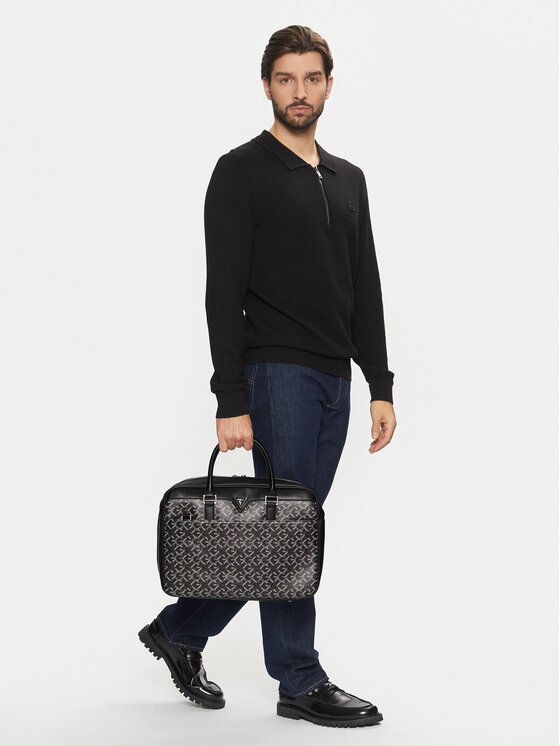 Guess Guess Torba za prenosnik HMLUGW P4447 Črna