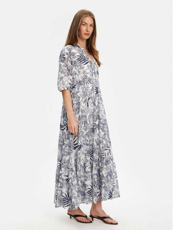United Colors Of Benetton United Colors Of Benetton Rochie de vară 4ENDDV0BT Albastru Relaxed Fit