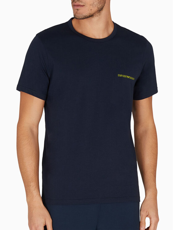 Emporio Armani Underwear Emporio Armani Underwear Komplet t-shirtów M000391AF10800 Granatowy Slim Fit