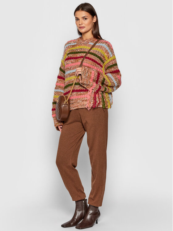 Maglione 3M8392 Multicolore Relaxed Fit