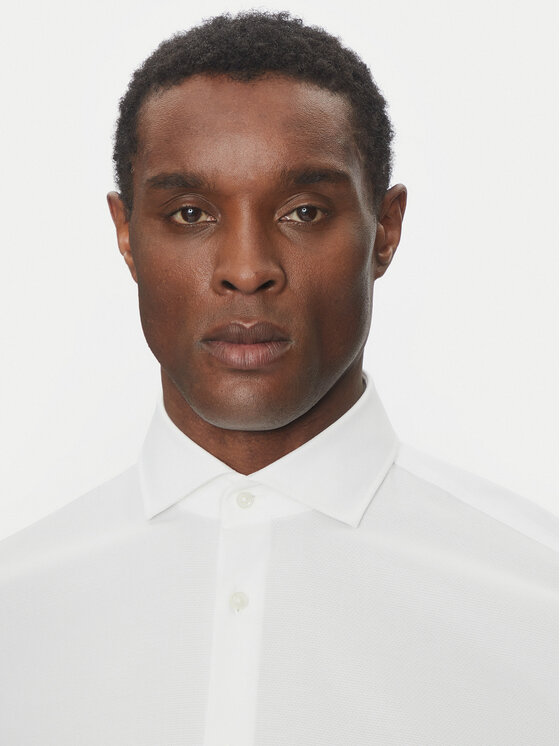 BOSS BOSS Cămașă H-HANK-spread-C1-222 50539227 Alb Slim Fit