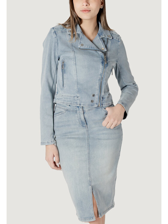 Morgan De Toi Morgan De Toi Giacca di pelle 241-VAMMY Blu To Fit