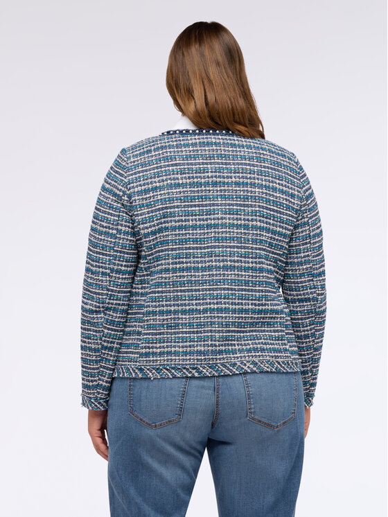 Fiorella Rubino Fiorella Rubino Giacca outdoor Q538T000221N0Z4 Blu Boxy Fit