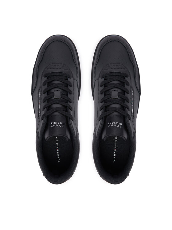 Tommy Hilfiger Tommy Hilfiger Sneakersy Th Basket Core Leather FM0FM05927 Černá